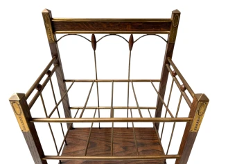 Arts & Crafts Art Nouveau Magazine Stand by Meubelmagazijn Rembrandt Amsterdam